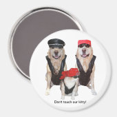 Raak ons kat niet aan! magneet (Voorkant / Achterkant)