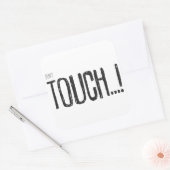 Raak sticker niet aan (Envelop)