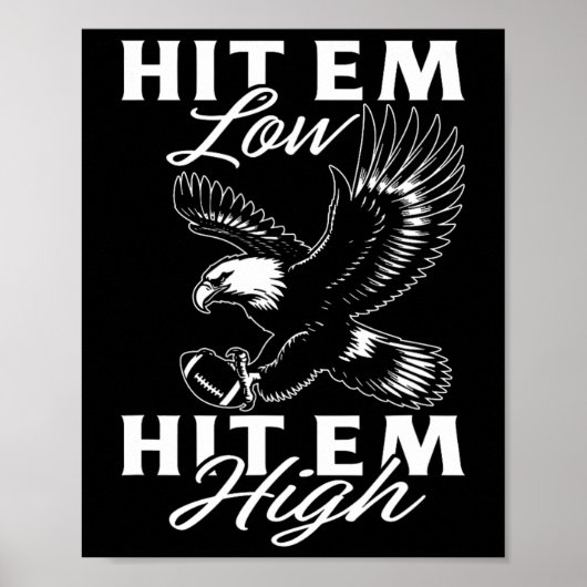 Raak ze Laag Raak ze Hoog Poster (Voorkant)