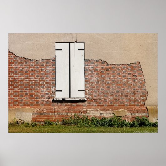 Raam - Burlington, NJ - vervallen Poster (Voorkant)