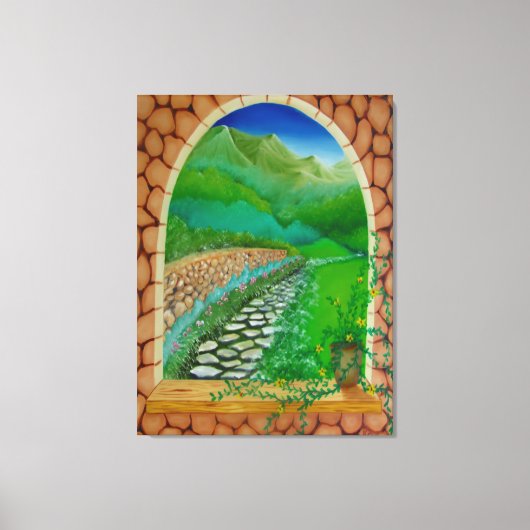Raam Canvas Afdruk (Voorkant)
