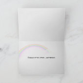 raam hoop regenboogteken met kinder kaart (Binnen)