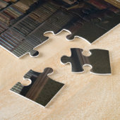 Raam in de bibliotheek legpuzzel (Zijkant)