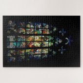 Raam in de Sint-Vituskathedraal van Alphonse Mucha Legpuzzel (Horizontaal)