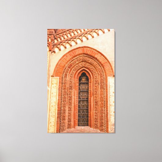 RAAM IN GOTISCHE STIJL GEWRAPTE CANVAS AFDRUK (Voorkant)