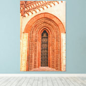 RAAM IN GOTISCHE STIJL GEWRAPTE CANVAS AFDRUK (Insitu (Houten vloer))