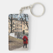 Raam in Sint-Petersburg Sleutelhanger (achterkant)