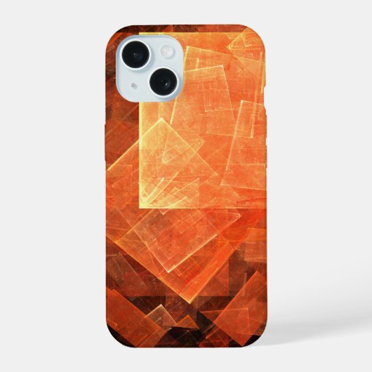 Raam Licht Moderne Geometrische Vierkanten Abstrac iPhone 15 Case (Achterkant)