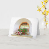  raam met bloemen kaart (Gele Bloem)