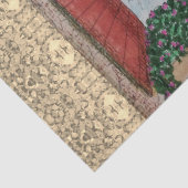 Raam met luiken tissuepapier (Detail)