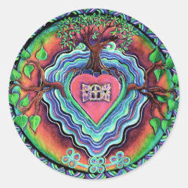 Raam naar het hart Mandala Sticker