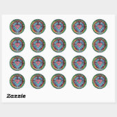 Raam naar het hart Mandala Sticker (Vel)