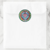 Raam naar het hart Mandala Sticker (Tas)