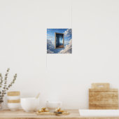 Raam naar nergens poster (Keuken)