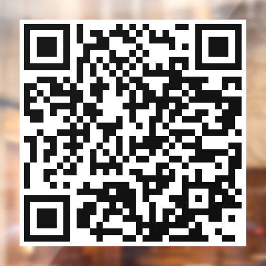 Raam- of deurstickers - Uw QR-code Raamsticker (Vel 2)