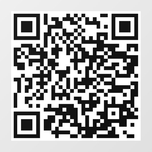 Raam- of deurstickers - Uw QR-code Raamsticker (Vel)