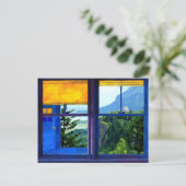 Raam op de kloof - Briefkaart (Staand voorkant)