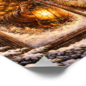 Raam Peeker IJslandse Yule Lad Poster (Hoek)