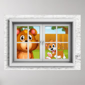 Raam Poster Weergave (Voorkant)