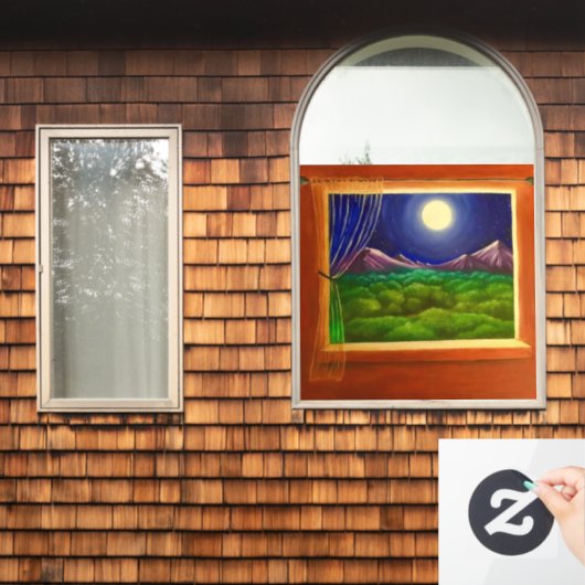 Raam - raamsticker (Huis Raam)