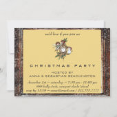 *~* Raam Rustieke FOTO AP20 Kerstfeest Kaart (Achterkant)