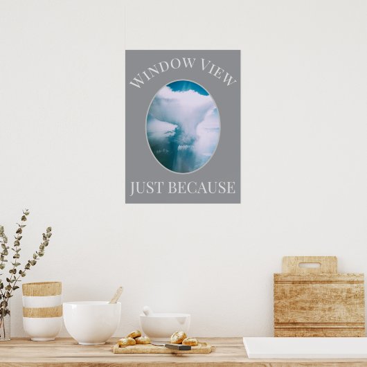                     Raam Uitzicht                  Poster (Keuken)