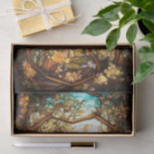 Raam van de herfst tissuepapier (Geschenk)