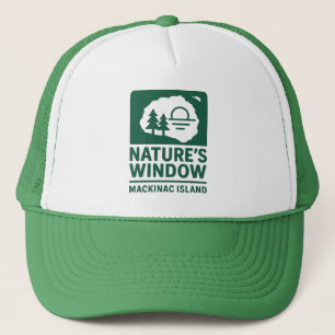 raam van de natuur   Mackinac Island Outdoor Schil Trucker Pet