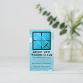 Raam van het reinigingsglas van de spuit visitekaartje (Staand voorkant)