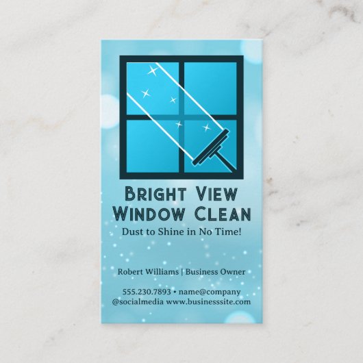 Raam van het reinigingsglas van de spuit visitekaartje (Voorkant)