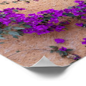 raam voor sierdoeleinden, bougainvillea poster (Hoek)