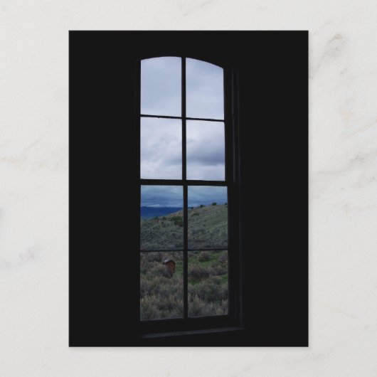 raam zicht briefkaart (Voorkant)