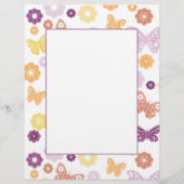 Raambare Retro Butterfly Verjaardag Welkom (Achterkant)