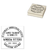 Raamfitters Rubberen stempel (Gestempeld)