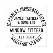 Raamfitters Rubberen stempel (Afrduk)