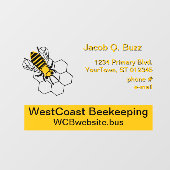 Raamfolie - Bijenbedrijf Raamsticker (Vel)