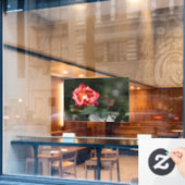 Raamfolie - De Verwelkende Roos Raamsticker (Cafe Raam)