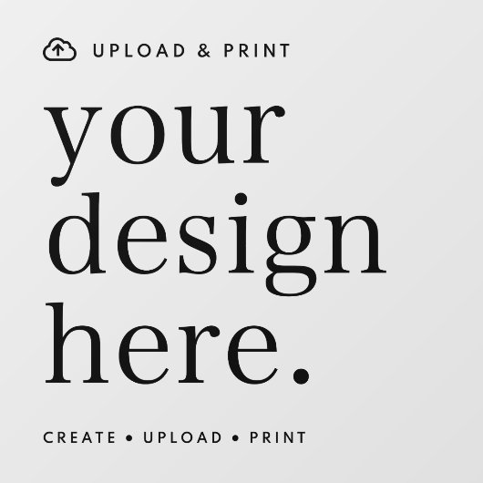 Raamfolie met jouw ontwerp 30 x 30 cm raamsticker (Vel)