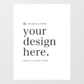 Raamfolie met jouw ontwerp upload 45 x 60 cm bord raamsticker (Vel)