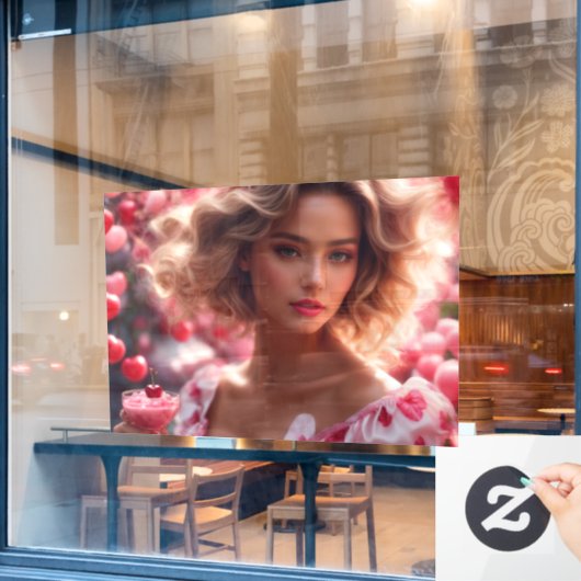 Raamfolie Raamsticker (Cafe Raam)