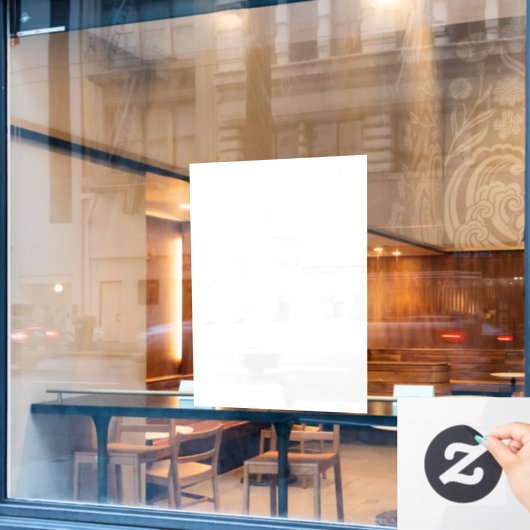 Raamfolie Raamsticker (Cafe Raam)
