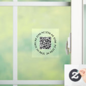 Raamfolie - Uw QR-code Scan mij Raamsticker (Huis)