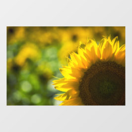 Raamfolie - Zonnebloem Elegantie Raamsticker