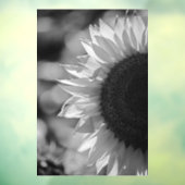 Raamfolie - Zonnebloem In Het Veld BW Raamsticker (Vel 3)