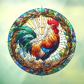 Raamhaan vastkleven raamsticker (Vel 3)