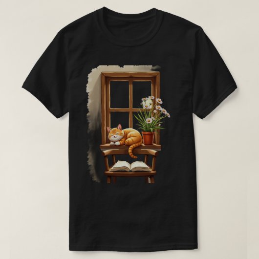 Raamkat T-shirt (Design voorkant)
