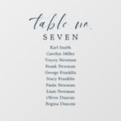 Raamklemmen Elegante bruiloft Zitting Teken Raamsticker (Vel)