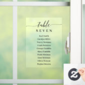 Raamklemmen Elegante bruiloft Zitting Teken Raamsticker (Huis)