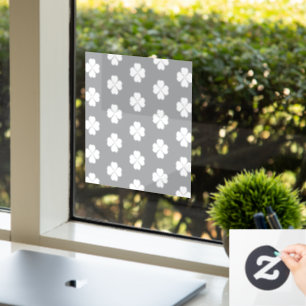 Raamklemmen met klaversmaak raamsticker