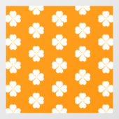 Raamklemmen met klaversmaak raamsticker (Vel)